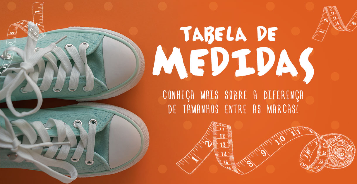 tabela de tenis infantil