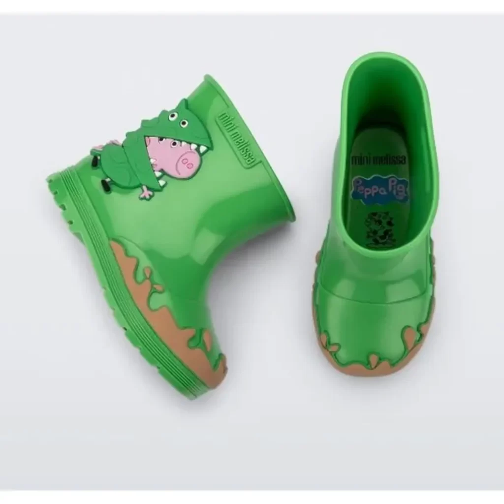 Foto da Galocha Peppa Pig Mini Melissa Welly Verde